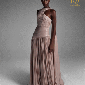 فستان سهرة من الساتان